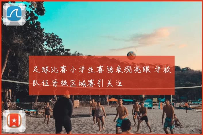 足球比赛小学生赛场表现亮眼 学校队伍晋级区域赛引关注