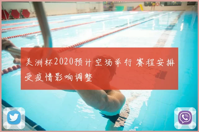 美洲杯2020预计空场举行 赛程安排受疫情影响调整